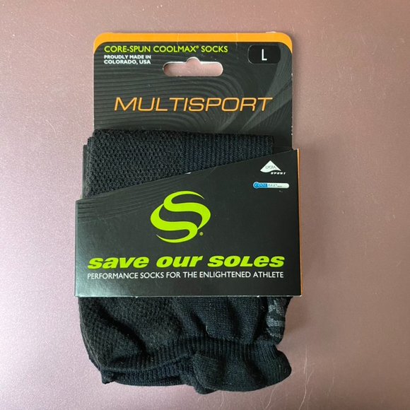 Save Our Soles Multisport CoolMax Ankle Socks - Picture 1 of 3
